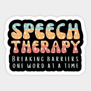 Special Education Neurodiversity OT AAC Language Pathologist Sticker